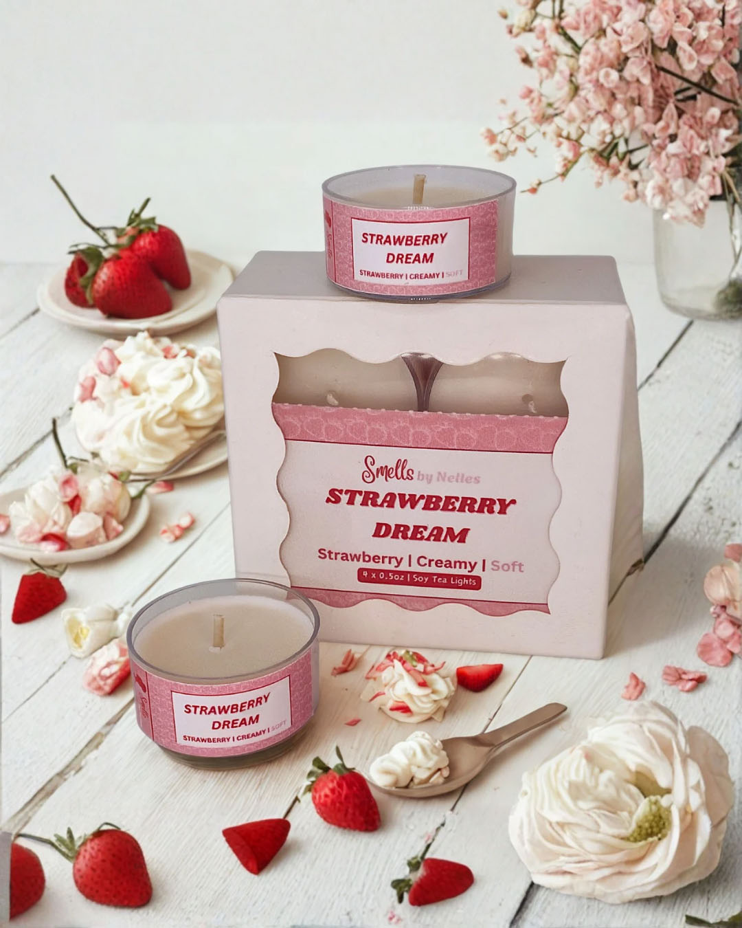 Strawberry Dream | Tea Light Gift Set